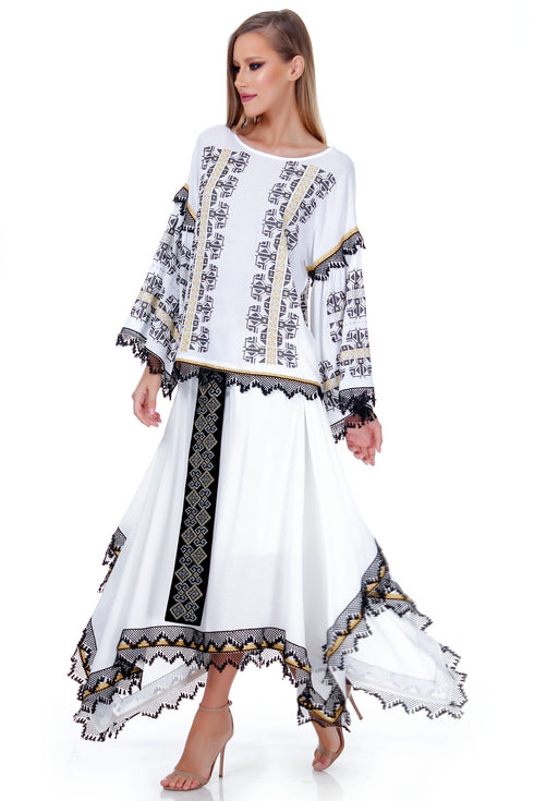 Bluza vascoza cu broderie freeshipping - Liza Panait Online Boutique