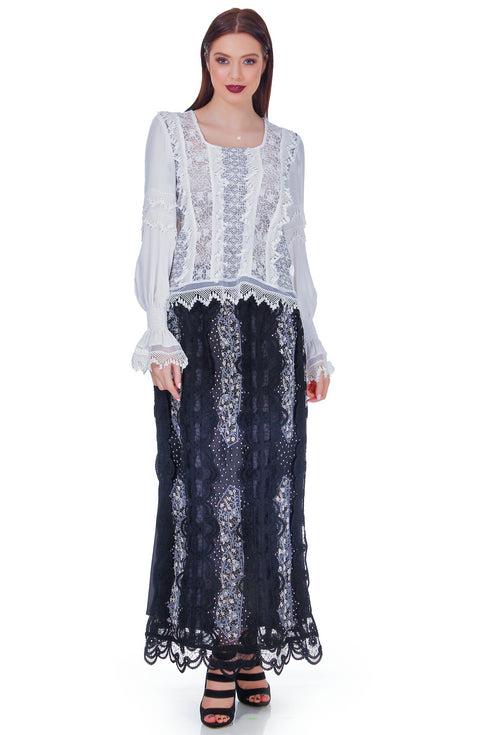 Bluza vascoza cu broderie RM-6