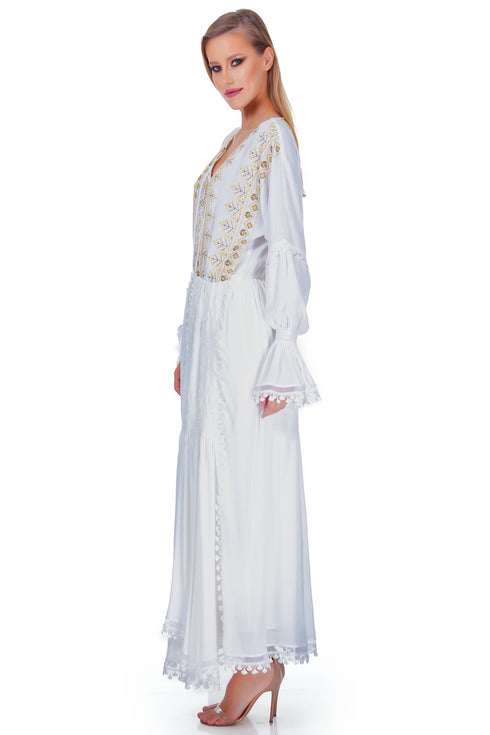 Rochie vascoza cu broderie RM-13