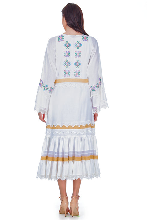 Rochie vascoza cu broderie RM-14