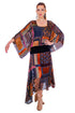 Rochie multicolora catifea