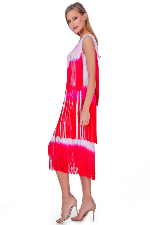 Rochie cu franjuri RM-23b