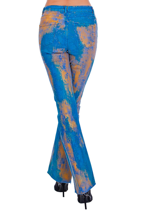 Pantaloni pictati manual