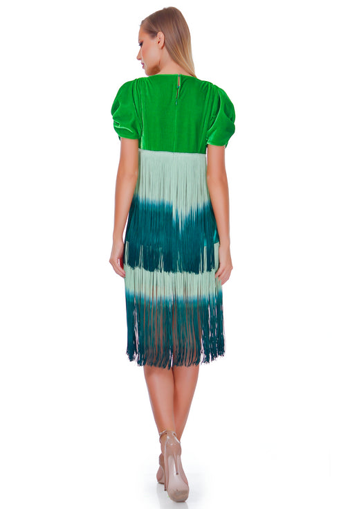 Rochie din franjuri de matase RM-27