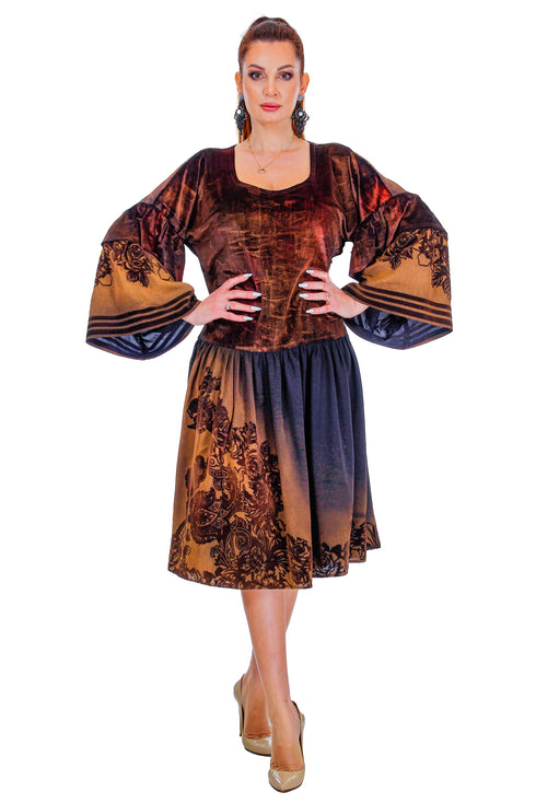 Rochie catifea MT-35
