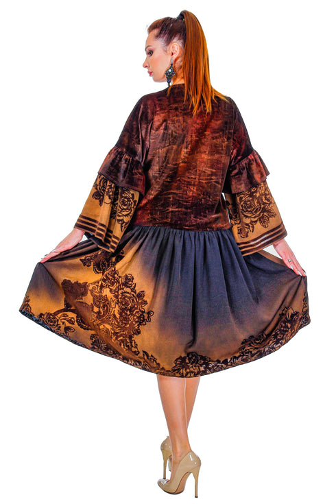 Rochie catifea MT-35