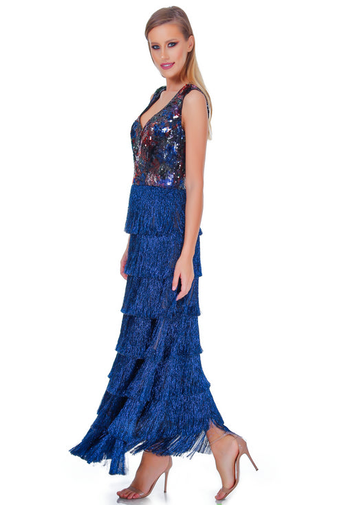 Rochie tul paietat RM-45