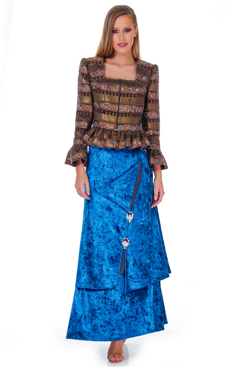 Sacou dantela multicolora RM-46