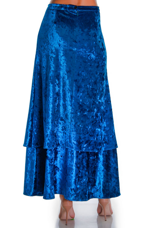 Fusta catifea albastra RM-47