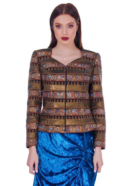 Sacou dantela multicolor RM-48