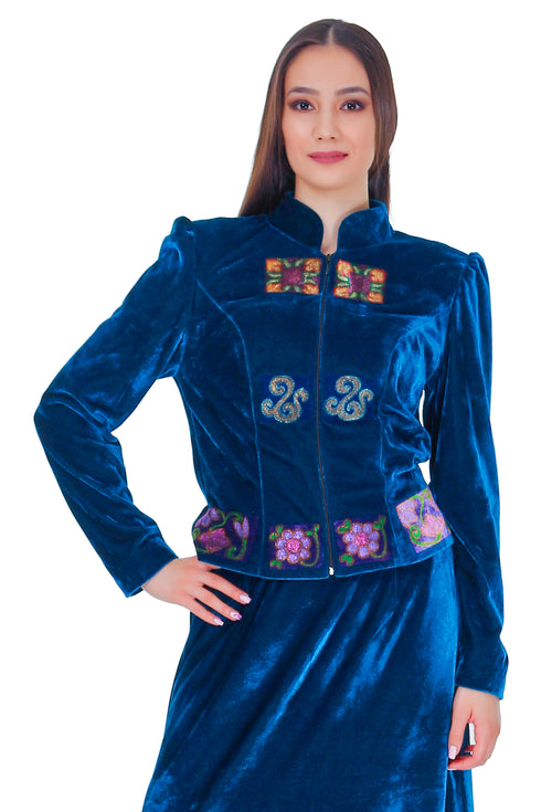 Sacou catifea pictat RM-50