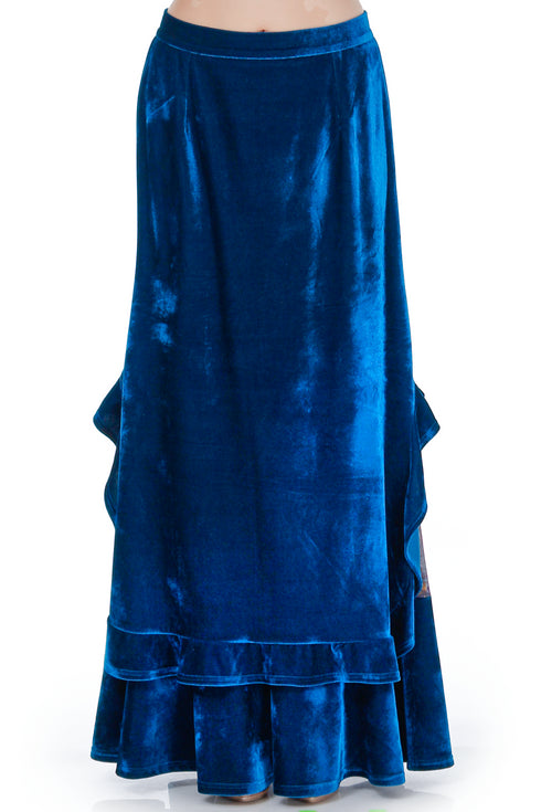 Fusta catifea albastra RM-51b