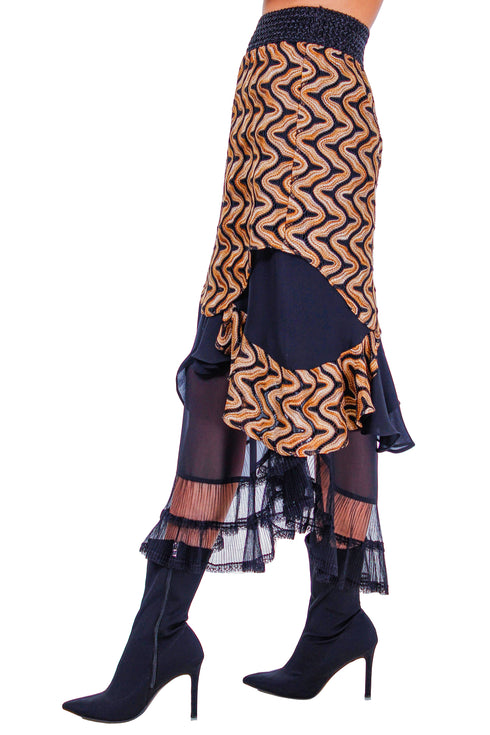 Fusta dantela si voal MT-53