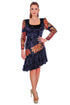 Rochie catifea pictata MT-54