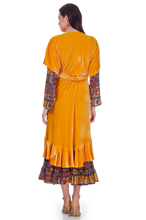 Bluzon catifea galbena RM-61