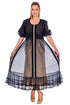 Rochie catifea brodata MT-66