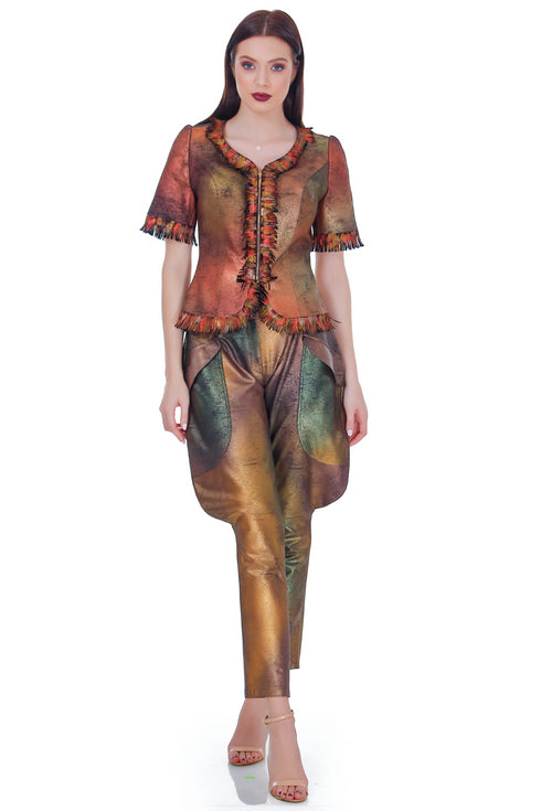 Sacou piele ecologica RM-77