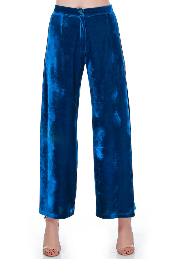 Pantaloni catifea albastra RM-82