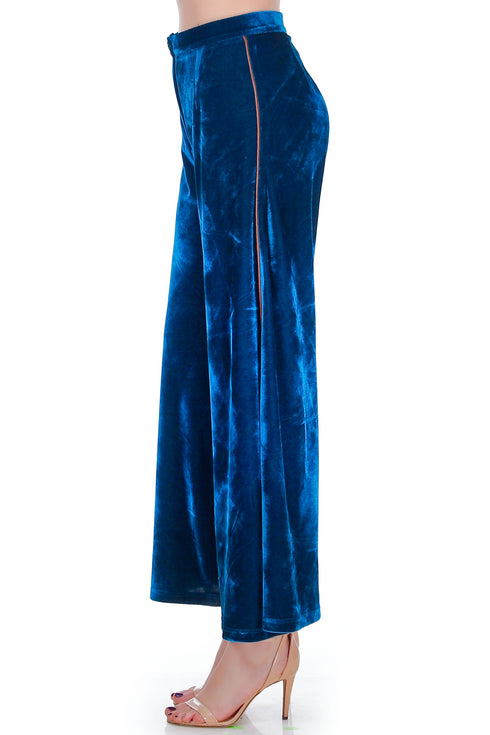 Pantaloni catifea albastra RM-82