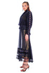 Rochie catifea brodata MT-71