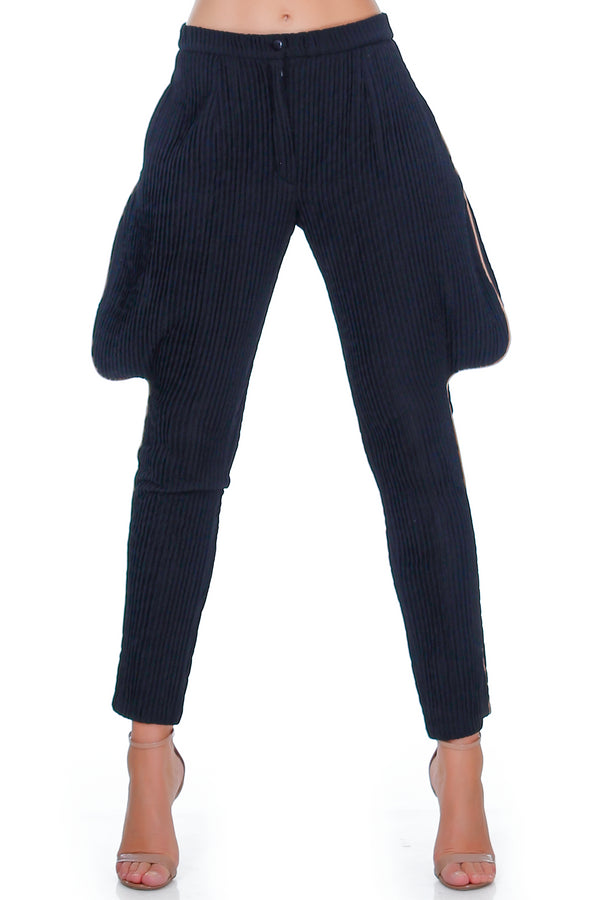 Pantaloni tricot cu vipusca RM-88