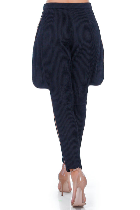 Pantaloni tricot cu vipusca RM-88