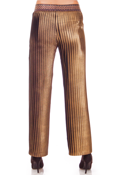 Pantalon stofa plisata P-50