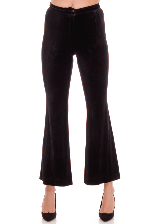 Pantalon catifea neagra P-55