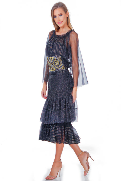 Rochie tip ie din matase ID-10