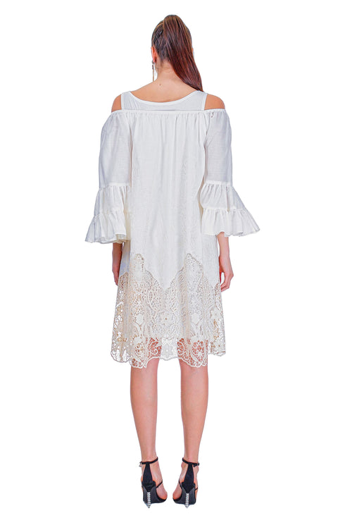 Rochie bumbac brodat MT-95