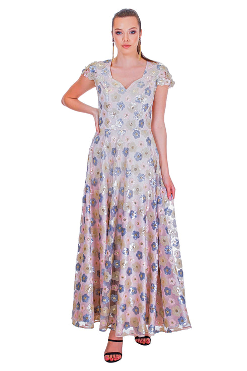 Rochie tull paietat MT-97