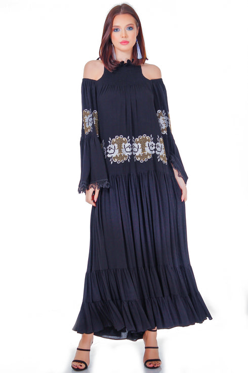 Rochie vascoza cu broderie freeshipping - Liza Panait Online Boutique