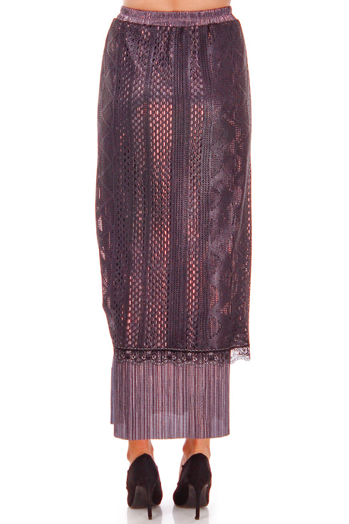 Fusta dantela si saten P-67