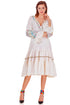 Rochie bumbac cu broderie P-74