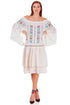Rochie bumbac cu broderie P-75