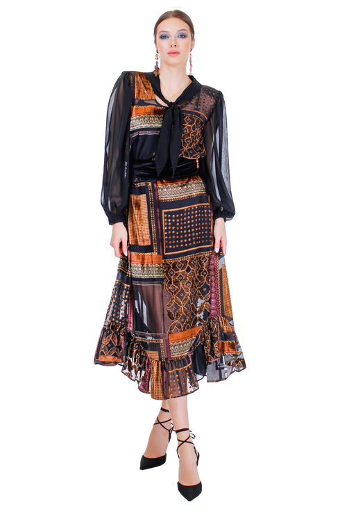 Rochie catifea MT-128