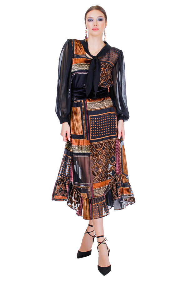 Rochie catifea MT-128