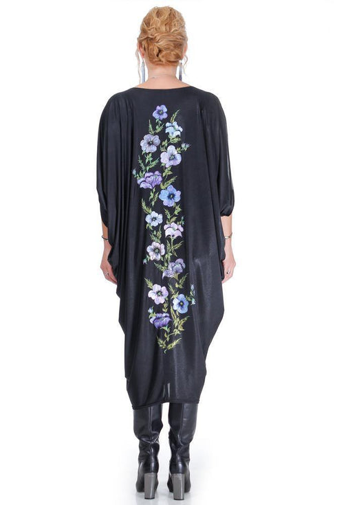 Rochie unicat jerse pictat Liza Panait Liza Panait Online Boutique