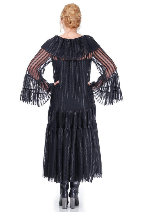 Rochie tull negru Liza Panait Liza Panait Online Boutique