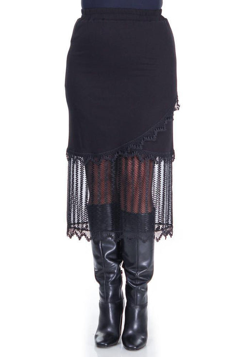 Fusta jerse si tull Liza Panait Liza Panait Online Boutique