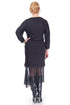 Bluza jerse negru pictat Liza Panait Liza Panait Online Boutique