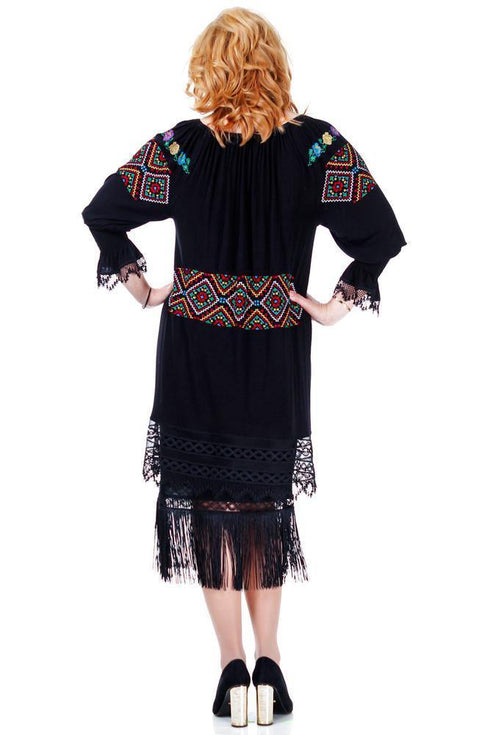 Rochie neagra jerse Liza Panait Liza Panait Online Boutique