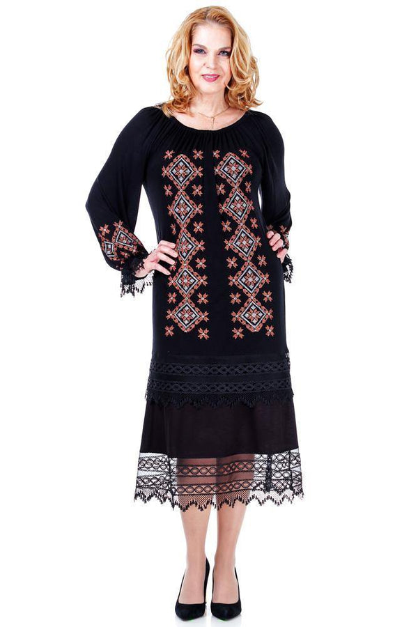 Rochie neagra jerse Liza Panait Liza Panait Online Boutique