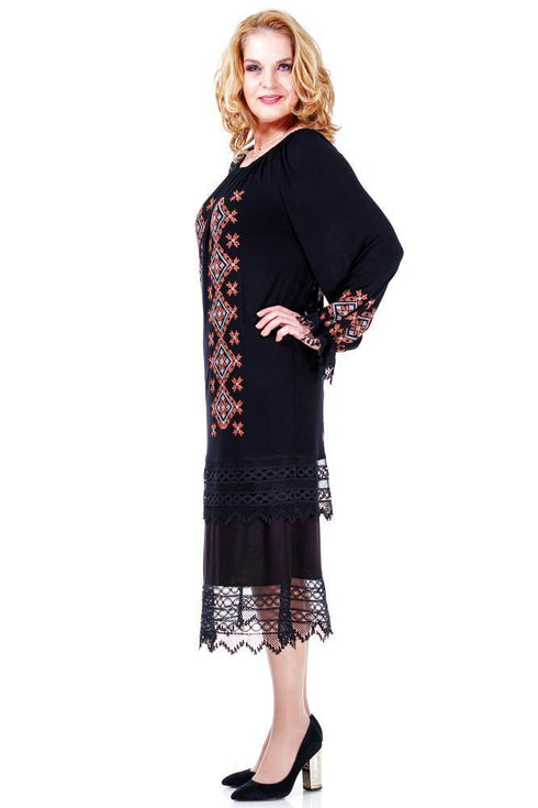 Rochie neagra jerse Liza Panait Liza Panait Online Boutique