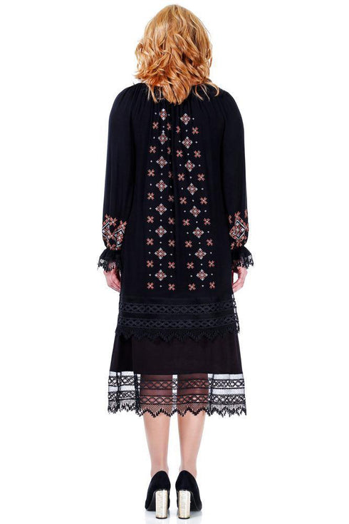 Rochie neagra jerse Liza Panait Liza Panait Online Boutique