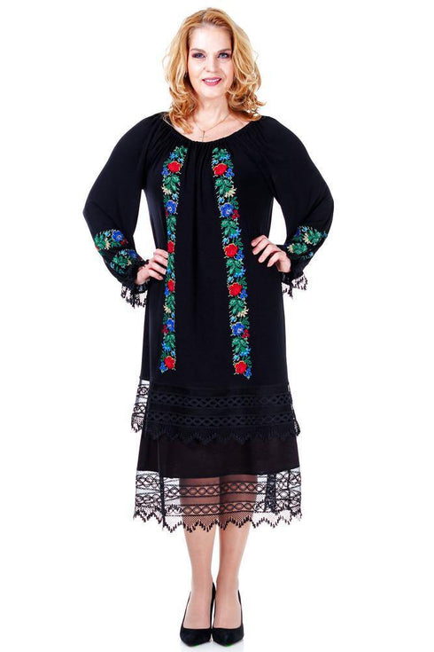 Rochie neagra jerse Liza Panait Liza Panait Online Boutique