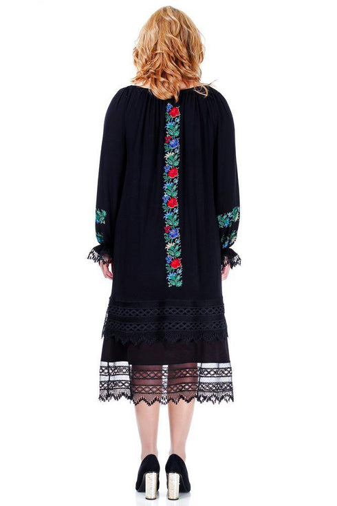 Rochie neagra jerse Liza Panait Liza Panait Online Boutique