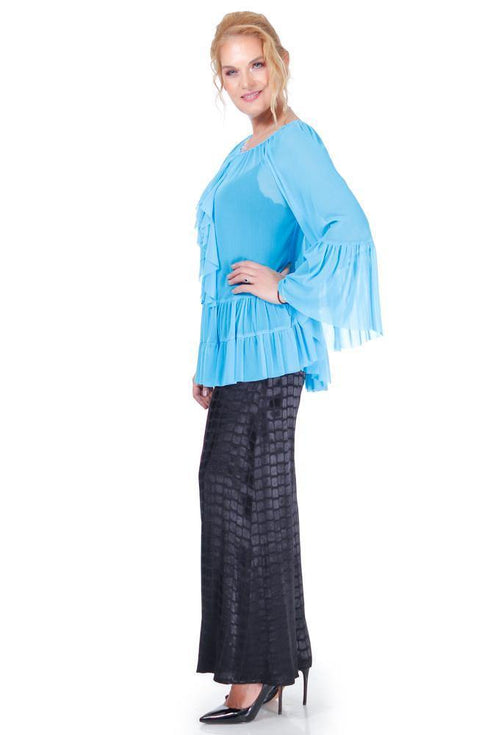 Bluza tull cu broderie Liza Panait Liza Panait Online Boutique
