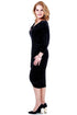 Rochie catifea neagra Liza Panait Liza Panait Online Boutique