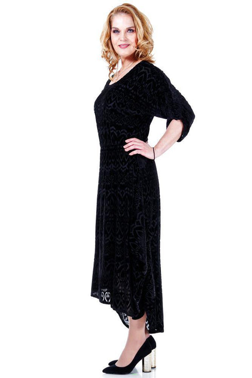 Rochie catifea neagra Liza Panait Liza Panait Online Boutique